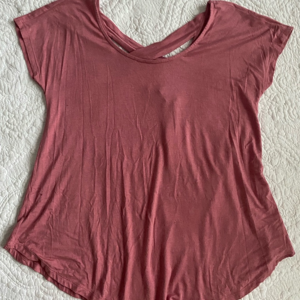 NWT Bobeau shirt XS mauve color